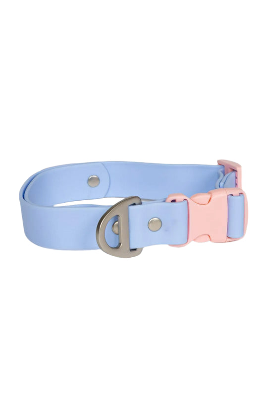 Blue Sky Orchid Waterproof Dog Collar-0